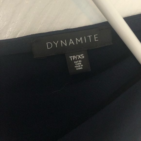 Navy Dynamite Top XS - Picture 3 of 3